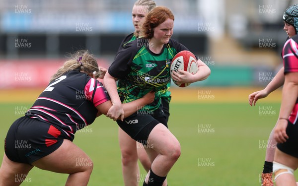 020526 - Belles v Chargers, U18s Girls Plate Final - Belles take on Chargers, green kit, during the U18s Girls Plate Final