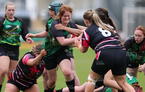 020526 - Belles v Chargers, U18s Girls Plate Final - Belles take on Chargers, green kit, during the U18s Girls Plate Final