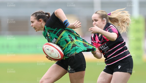 020526 - Belles v Chargers, U18s Girls Plate Final - Belles take on Chargers, green kit, during the U18s Girls Plate Final