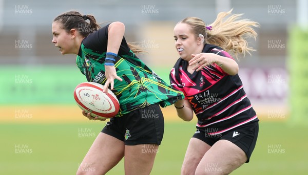 020526 - Belles v Chargers, U18s Girls Plate Final - Belles take on Chargers, green kit, during the U18s Girls Plate Final