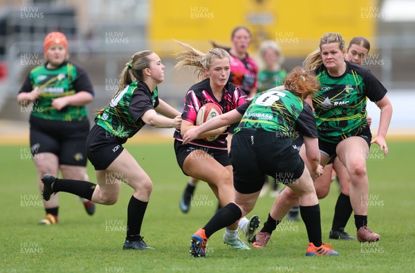 020526 - Belles v Chargers, U18s Girls Plate Final - Belles take on Chargers, green kit, during the U18s Girls Plate Final