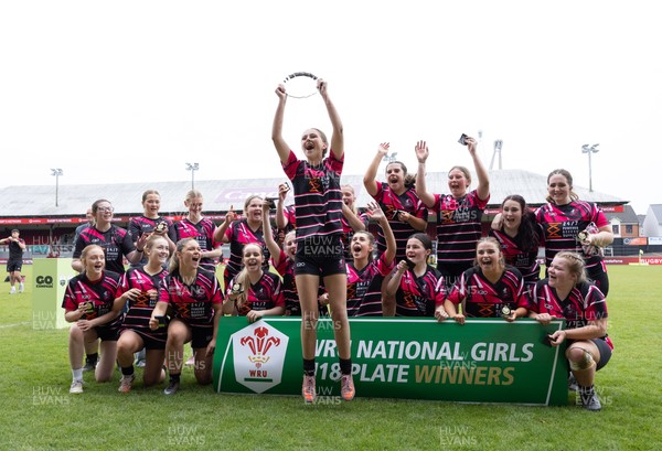 020526 - Belles v Chargers, U18s Girls Plate Final - Belles celebrate after winning the U18s Girl Plate Final