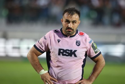 040426 - Benetton Rugby v Cardiff Rugby - EPCR Challenge Cup Round of 16 - Liam Belcher of Cardiff 