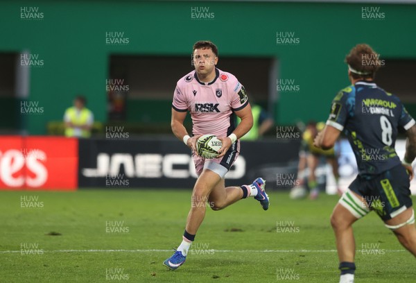 040426 - Benetton Rugby v Cardiff Rugby - EPCR Challenge Cup Round of 16 - Mason Grady of Cardiff 