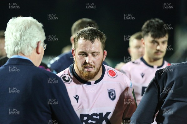 040426 - Benetton Rugby v Cardiff Rugby - EPCR Challenge Cup Round of 16 - Sam Wainwright of Cardiff 