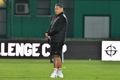 100126 - Benetton Rugby v Dragons RFC - EPCR Challenge Cup - Dragons head coach Filo Tiatia 