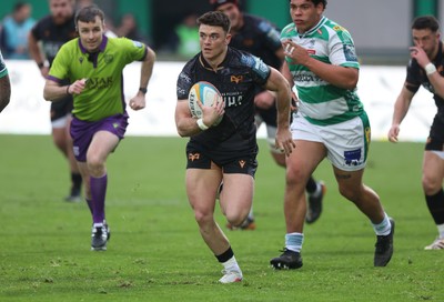 210326 - Benetton Rugby v Ospreys - United Rugby Championship - Reuben Morgan-Williams of Ospreys 