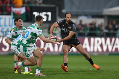 210326 - Benetton Rugby v Ospreys - United Rugby Championship - Evardi Boshoff of Ospreys 