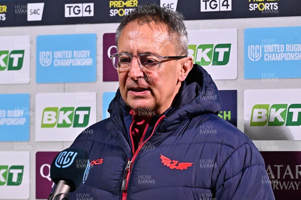 300126 - Benetton Rugby v Scarlets, United Rugby Championship -  Nigel Davies Scarlets Interim Director of Rugby