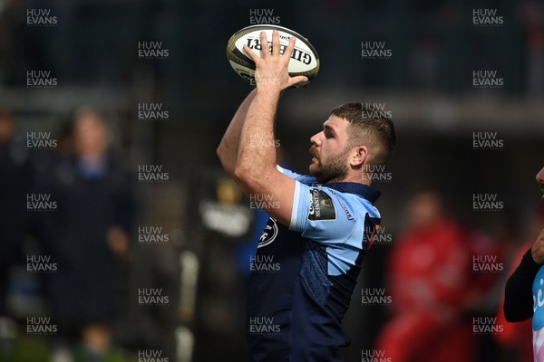 301119 - Benetton Treviso v Cardiff Blues - Guinness PRO14 -  Kirby Myhill of Cardiff