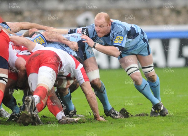 13.12.08 -  Heineken Cup Rugby Biarritz Olympique Pays Basque V Cardiff Blues Blues' Martyn Williams 