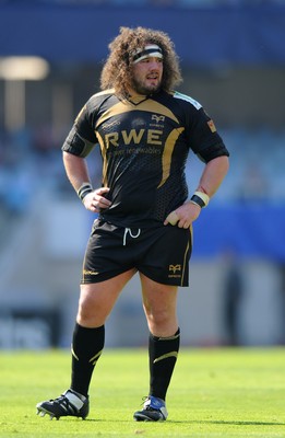 10.04.10 - Biarritz v Ospreys - Heineken Cup Quarter Final - Adam Jones of Ospreys. 