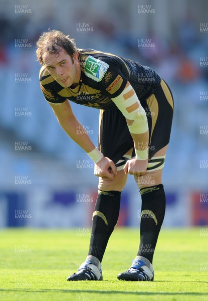 10.04.10 - Biarritz v Ospreys - Heineken Cup Quarter Final - Alun Wyn Jones of Ospreys. 