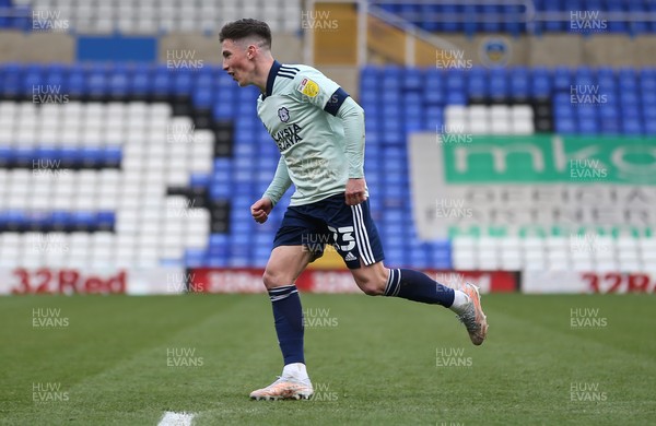 010521 Birmingham City v Cardiff City, Sky Bet Championship - Harry Wilson of Cardiff City celebrates after scoring his third goal, and Cardiff's fourth