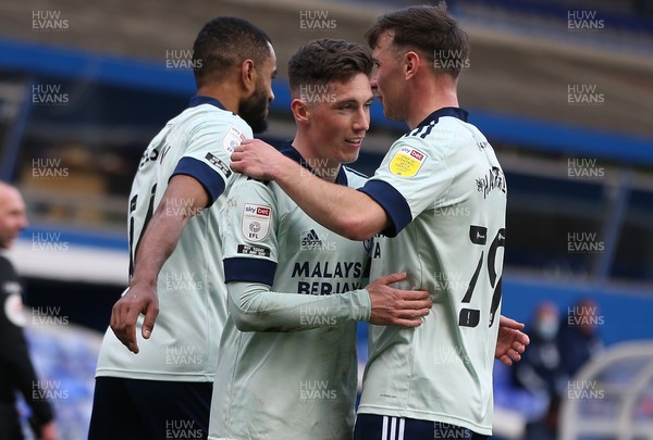 010521 Birmingham City v Cardiff City, Sky Bet Championship - Harry Wilson of Cardiff City celebrates after scoring his third goal, and Cardiff's fourth