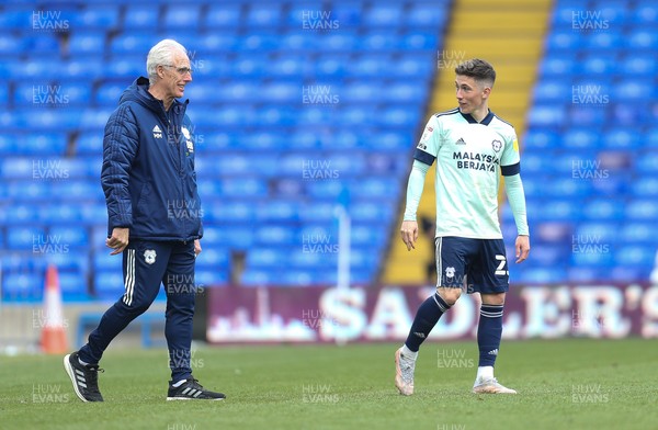 010521 Birmingham City v Cardiff City, Sky Bet Championship - Cardiff City manager Mick McCarthy with Harry Wilson of Cardiff City who scored three of Cardiff's four goals