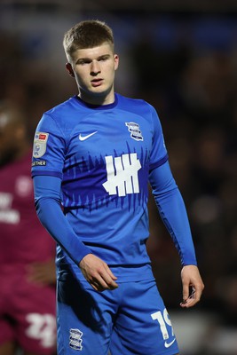 100424 - Birmingham City v Cardiff City - Sky Bet Championship - Jordan James of Birmingham City