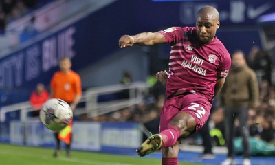 100424 - Birmingham City v Cardiff City - Sky Bet Championship - Yakou Meite of Cardiff