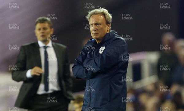 131017 - Birmingham City v Cardiff City - SkyBet Championship - A frustrated Neil Warnock, Manager of Cardiff City