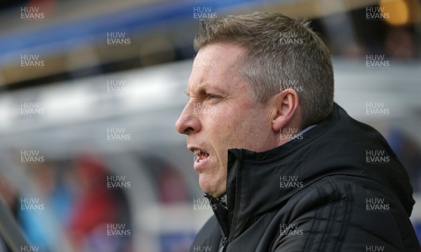 180120 - Birmingham City v Cardiff City - Sky Bet Championship - Manager Neil Harris of Cardiff  at the start of the match