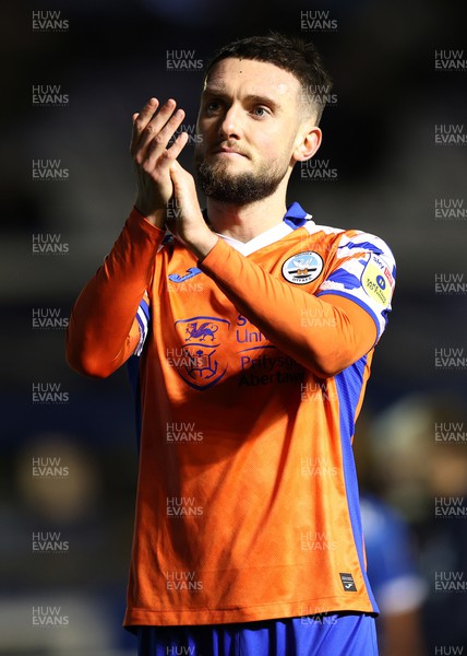 081122 - Birmingham City v Swansea City - Sky Bet Championship - Matt Grimes of Swansea applauds the fans at the end of the match