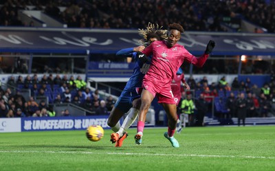 130124 - Birmingham City v Swansea City, EFL Sky Bet Championship - Jamal Lowe of Swansea City scores Swansea’s second goal