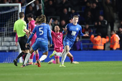 130124 - Birmingham City v Swansea City, EFL Sky Bet Championship -  Jordan James of Birmingham City celebrates after scoring in added time