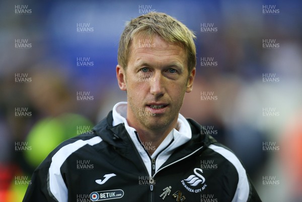 170818 - Birmingham City v Swansea City, Sky Bet Championship - Swansea City manager Graham Potter at the start of the match
