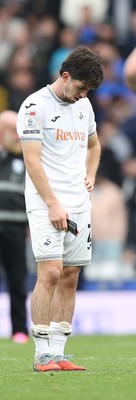 200925 - Birmingham City v Swansea City - Sky Bet Championship - Joshua Key of Swansea at the end of the match