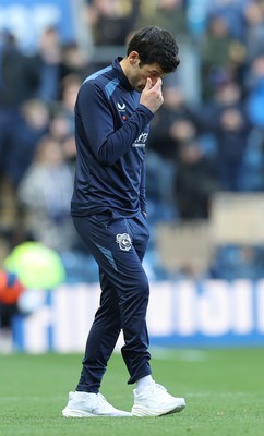 101026 - Blackburn Rovers v Cardiff City - Sky Bet Championship - Manager Brian Barry-Murphy of Cardiff at the end of the match looks dejected