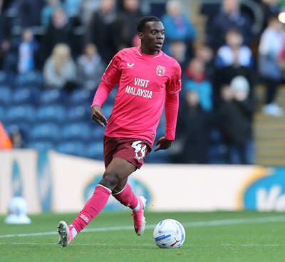 101026 - Blackburn Rovers v Cardiff City - Sky Bet Championship - Ronan Kpakio of Cardiff