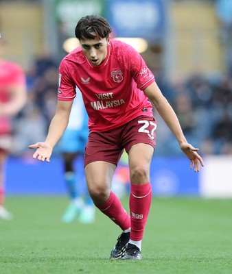 101026 - Blackburn Rovers v Cardiff City - Sky Bet Championship - Joel Colwill of Cardiff