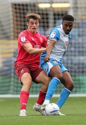 101026 - Blackburn Rovers v Cardiff City - Sky Bet Championship - Dylan Lawlor of Cardiff and Kristi Montgomery of Blackburn