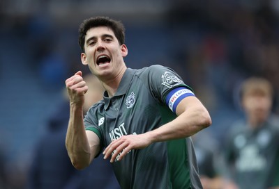 150325 - Blackburn Rovers v Cardiff City - Sky Bet Championship - Callum O'Dowda of Cardiff celebrates at the end of the match