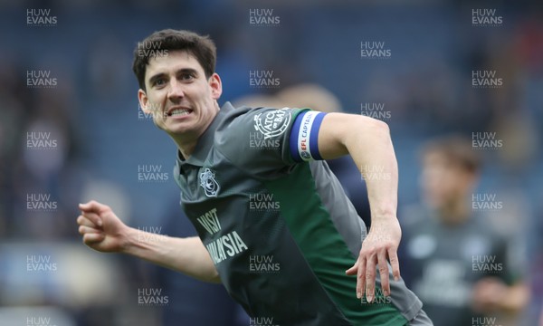 150325 - Blackburn Rovers v Cardiff City - Sky Bet Championship - Callum O'Dowda of Cardiff celebrates at the end of the match