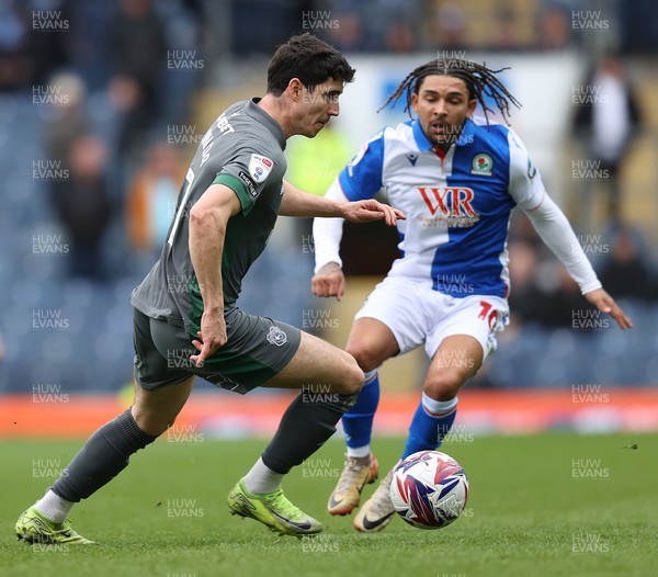 150325 - Blackburn Rovers v Cardiff City - Sky Bet Championship - Callum O'Dowda of Cardiff and Tyrhys Dolan of Blackburn