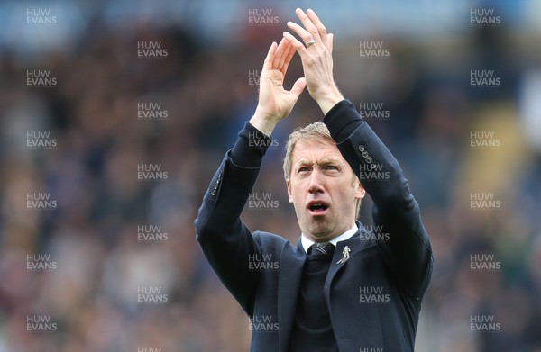 050519 - Blackburn Rovers v Swansea City, Sky Bet Championship - Swansea City manager Graham Potter applauds the fans at the end of the match