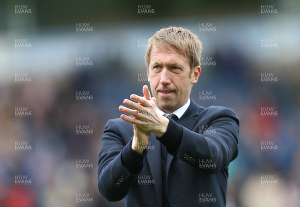 050519 - Blackburn Rovers v Swansea City, Sky Bet Championship - Swansea City manager Graham Potter applauds the fans at the end of the match