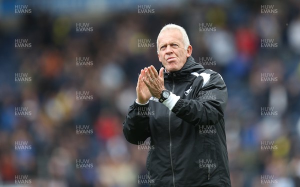 050519 - Blackburn Rovers v Swansea City, Sky Bet Championship - Swansea City's Alan Curtis applauds the travelling fans at the end of the match