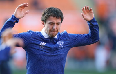 081125 - Blackpool v Cardiff City - Sky Bet League 1 - Ryan Wintle of Cardiff