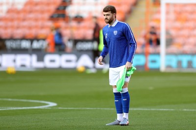 081125 - Blackpool v Cardiff City - Sky Bet League 1 - Calum Chambers of Cardiff
