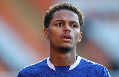 081125 - Blackpool v Cardiff City - Sky Bet League 1 - Will Fish of Cardiff