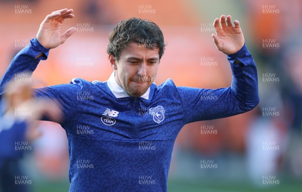 081125 - Blackpool v Cardiff City - Sky Bet League 1 - Ryan Wintle of Cardiff