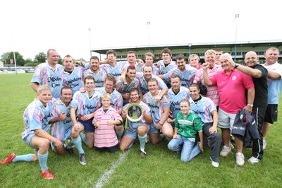 10.08.08 -  Blackwood Bulldogs v Valley Cougars, Welsh Rugby League Premier Conference Grand Final 2008. The Valley Cougars celebrate after winning the 2008 Grand Final 