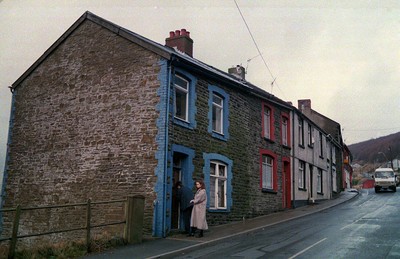 220294 - The house (left) at Blaenllechau, Rhondda to be auctioned tonight 