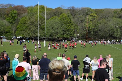 250426 - Blaina v Bedlinog - Admiral National League 1 East - general view during game