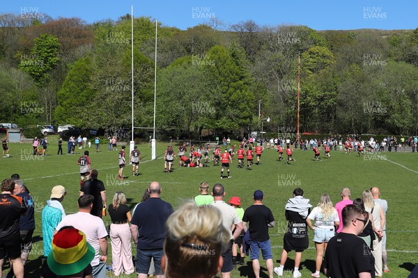 250426 - Blaina v Bedlinog - Admiral National League 1 East - general view during game