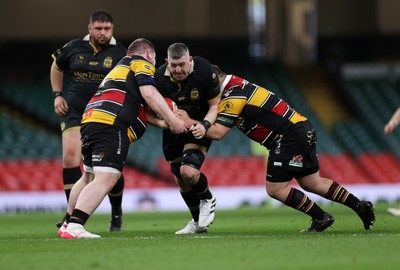 120426 - Blaina v Abercrave - Mens Division One Cup Final - Adam Lane of Blaina
