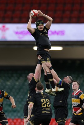 120426 - Blaina v Abercrave - Mens Division One Cup Final - Ben Cooper of Blaina