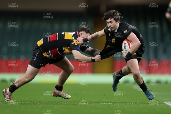 120426 - Blaina v Abercrave - Mens Division One Cup Final - Regan Watkins of Blaina